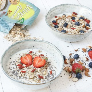 Allos - veganes Frühstücksmüsli mit Amaranth