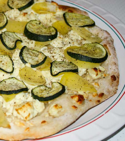 Pizza Patata con Zucchine - The Vegetarian Diaries