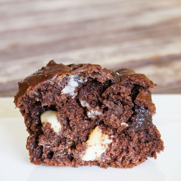 Double Chocolate Muffins - The Vegetarian Diaries