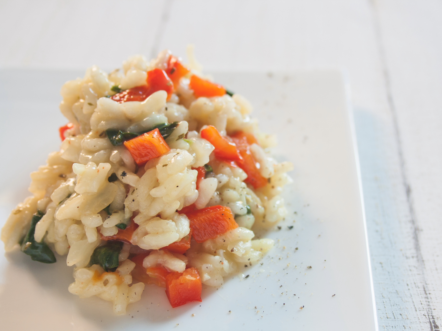 spinat-paprika-risotto – The Vegetarian Diaries