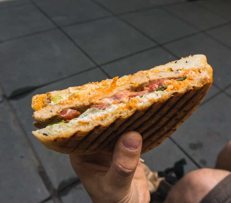 Terri veganes Sandwich - vegan essen in New York