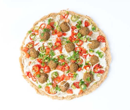 vegane Falafel-Pizza - The Vegetarian Diaries