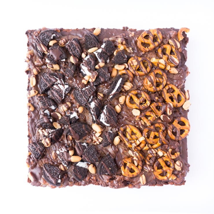 vegane-Brownies-Oreos-Schokolade-Erdnuss-glutenfrei - The Vegetarian Diaries