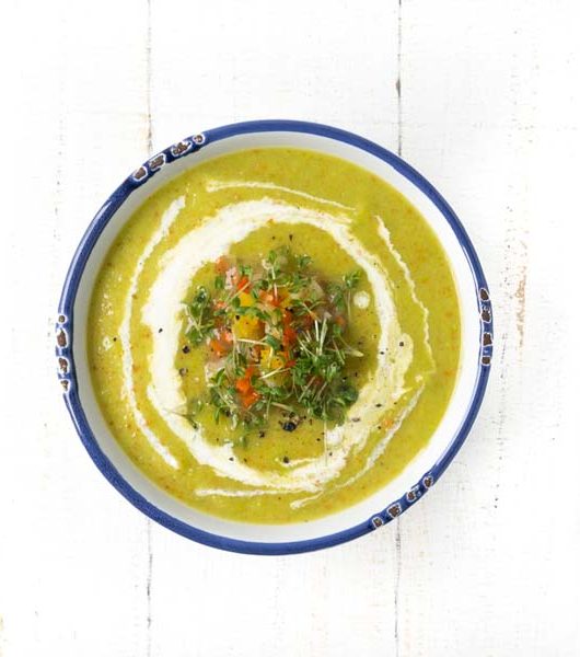 Erbsen-Suppe mit Boullion-Gemüse - Bofrost - The Vegetarian Diaries