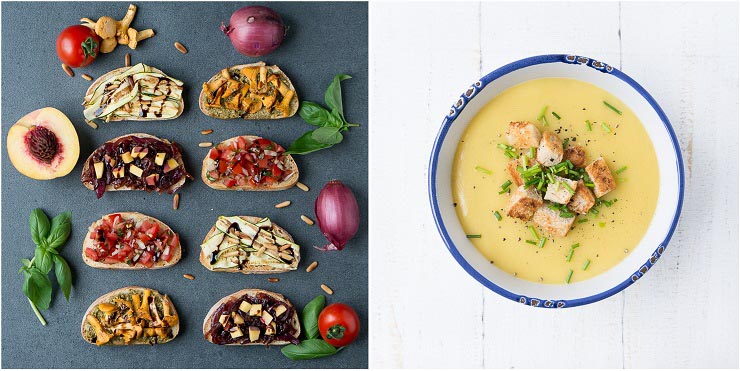 Food-Bilder - Hintergrund - Stein und Holz - The Vegetarian Diaries