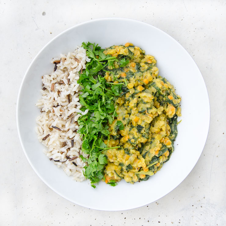 einfaches Linsen-Curry - The Vegetarian Diaries