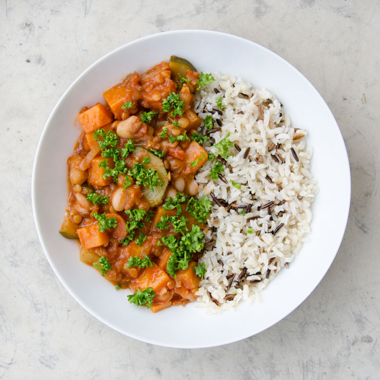 winterlicher Eintopf mit Süßkartoffel – The Vegetarian Diaries