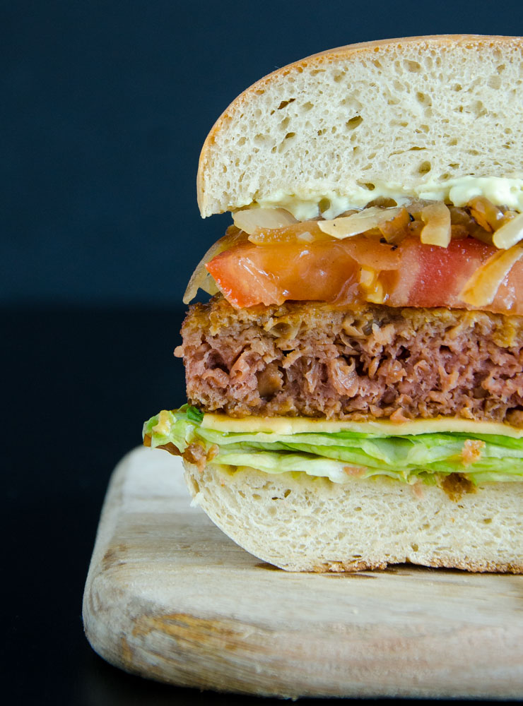 veganer Beyond-Meat Burger - The Vegetarian Diaries