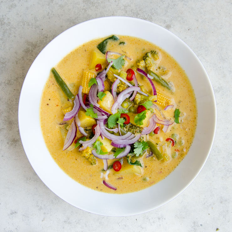 grünes Thai-Curry - The Vegetarian Diaries