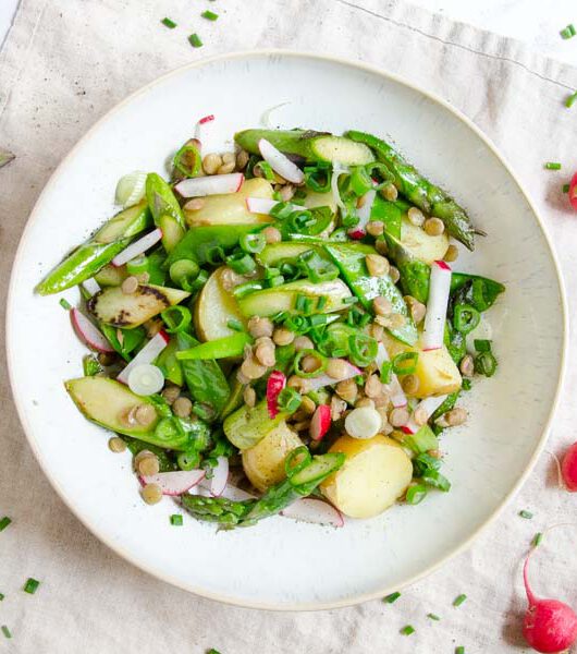 Kartoffel-Spargel-Salat - The Vegetarian Diaries